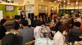 박병규 광산구청장, 수완동 경로당 ‘효도잔치’ 참석